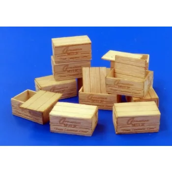 Plus Model - U.S.Wooden crates for condensed milk