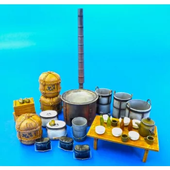 Japanese military field kitchen equipmen