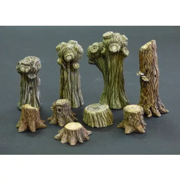 Plus model - Willows and stumps
