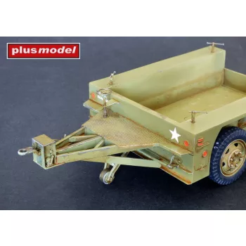 Plus model - 1/35 US trailer M7 tandem axle