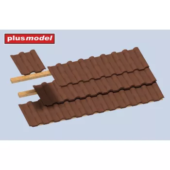 Plus model - 1/35 Roof tiles corrugated   84 pcs