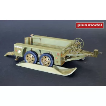 Plus model - 1/35 US trailer M18 tandem axle