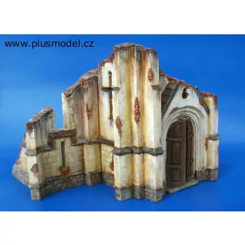 Plus model - Kirchenruine WW II Keramik.