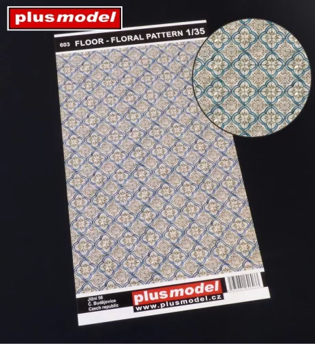 Plus model - 1/35 Floor – floral pattern