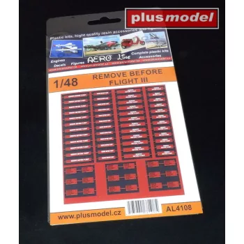 Plus model - Remove Before flight III