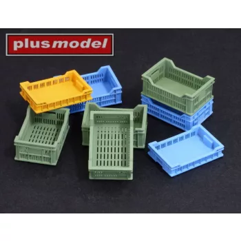 Plus model - Perforated plastic crates