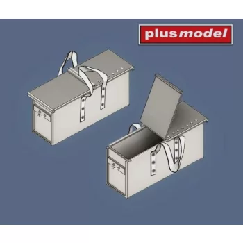 Plus model - Machine gun Vickers ammunition boxes WWII