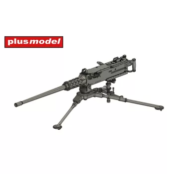 Plus model - 1/35 Machine gun Browning with tripod