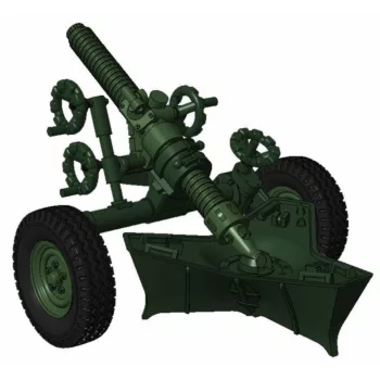 Planet Models - MO-120-RT-61, 120mm rifled towed mortar