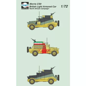  Planet Models - Morris CS9 British Light Armored Car ‘North African Campaign’1/72