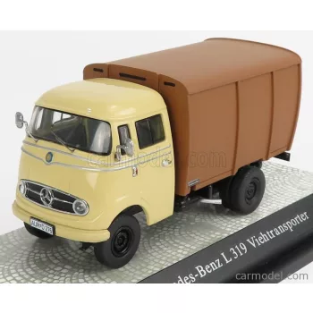   Premium Classixxs - Mercedes Benz L319 Truck Trasporto Bestiame 1955 - Livestock Transporter Beige Brown