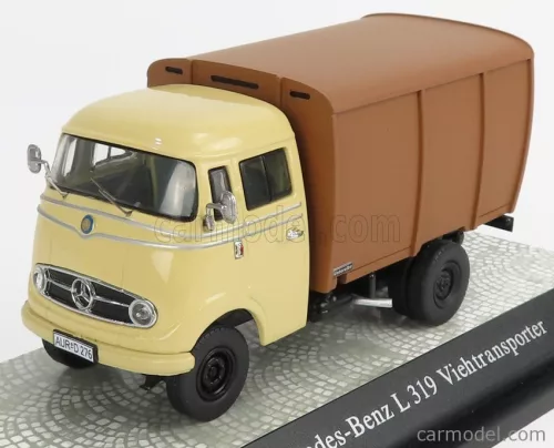 Premium Classixxs - Mercedes Benz L319 Truck Trasporto Bestiame 1955 - Livestock Transporter Beige Brown
