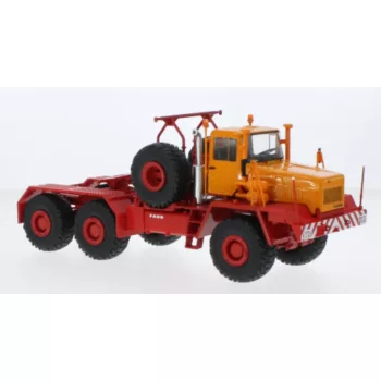   Premium Classixxs - FAUN KOLOSS TRACTOR TRUCK 6x6 3-ASSI 1986 ORANGE RED
