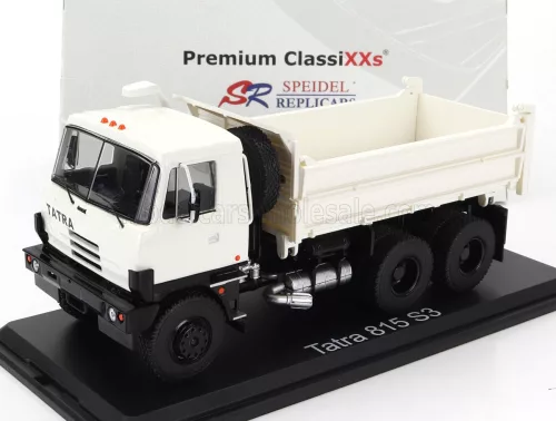 Premium Classixxs - TATRA 815 S3 TRUCK CASSONE RIBALTABILE 1983 WHITE BLACK