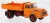 Premium Classixxs - CSEPEL D450B TRUCK CASSONE RIBALTABILE 2-ASSI 1965 ORANGE
