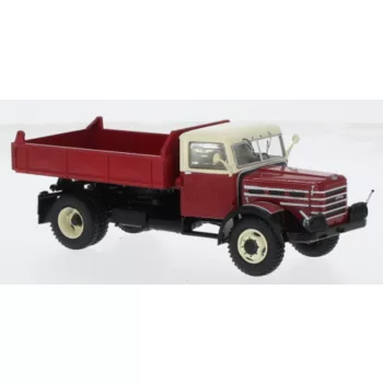   Premium Classixxs - CSEPEL D445 TRUCK CASSONE RIBALTABILE 2-ASSI 1963 RED CREAM