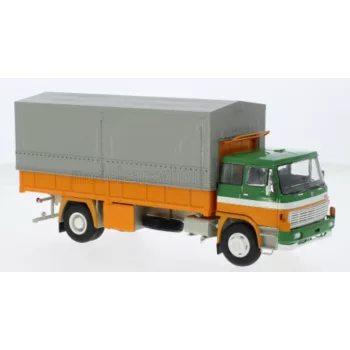   Premium Classixxs - LIAZ 100.05 TRUCK TELONATO 2-ASSI 1974 GREEN YELLOW GREY