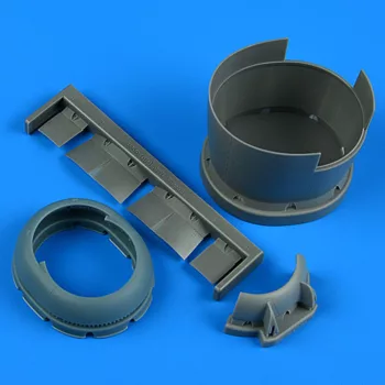   Quickboost - F6F-5 Hellcat cowling and cooling flaps (opened) for Hobby Boss