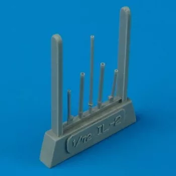   Quickboost - IL-2 Stormovik gun barrels and pitote tube für Academy Bausatz