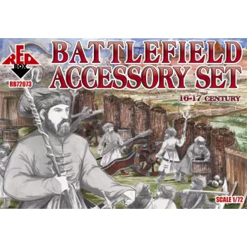 Red Box - Battlefield accessory set,16th-17th cent