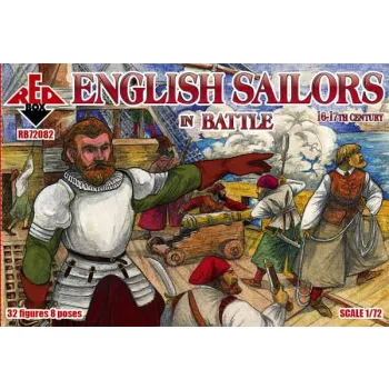 Red Box - English sailor in battle,16-17th century