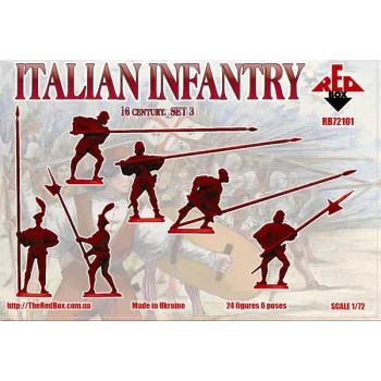 Red Box - Italian infantry(Pike),16th century,set3