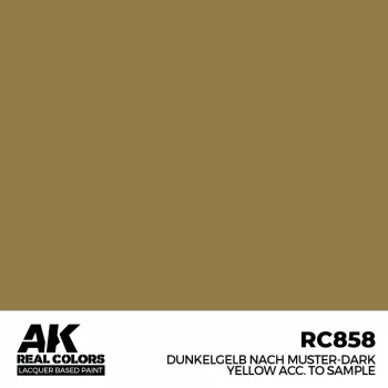   AK Interactive - Dunkelgelb Nach Muster-Dark Yellow acc. to Sample