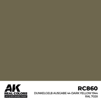   AK Interactive - Dunkelgelb Ausgabe 44-Dark Yellow 1944 RAL 7028 17 ml.