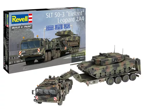 Revell - SLT 50-3 Elefant - Leopard 2A4