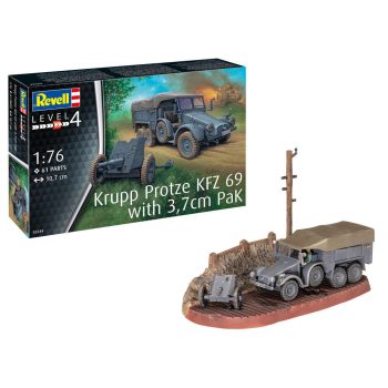 Revell - Krupp Protze KFZ 69 with 3 7cm Pak