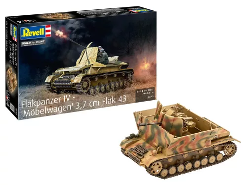 Revell - Flakpanzer IV - Möbelwagen 3,7 cm Flak 43