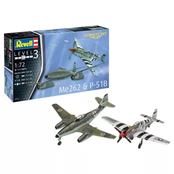 Revell - Combat Set Me262   P-51B