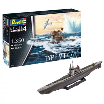 Revell - German Submarine Type Vii C/41 0 (5154)