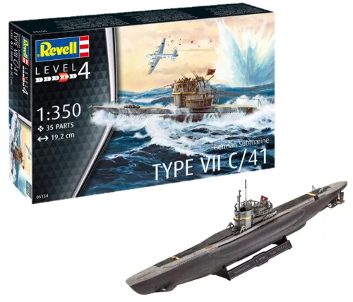 Revell - German Submarine Type Vii C/41 0 (5154)