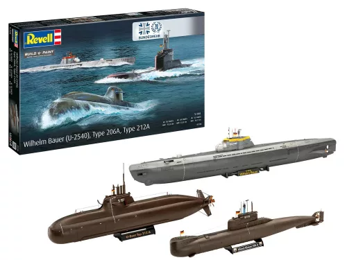 Revell - 70 Jahre Bundeswehr:Wilhelm Bauer,Type 206A,Class2