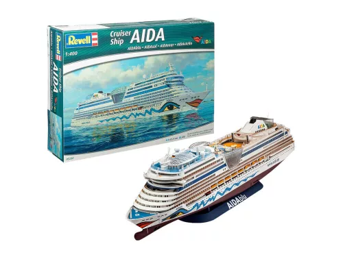 Revell - Cruiser Ship AIDA - AIDAblu  AIDAsol  AIDAmar  AIDAstella 1:400 (5230)