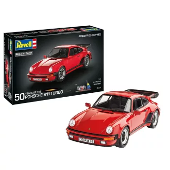 Revell - Geschenkset Porsche 911 Turbo 50th Anniversary