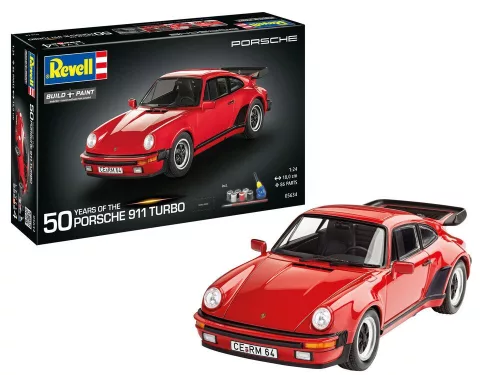 Revell - Geschenkset Porsche 911 Turbo 50th Anniversary