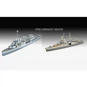 Revell - Pacific Warriors (USS Fletcher   USS Indianapolis)