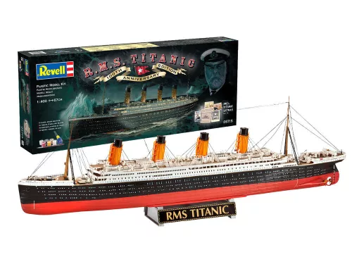 Revell - Gift Set - R.M.S. Titanic - 100th Anniversary Edition 1:400 (5715)