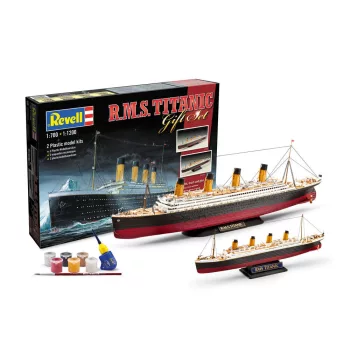 Revell - Gift Set - R.M.S.Titanic 1:700  s 1:1200 (5727)