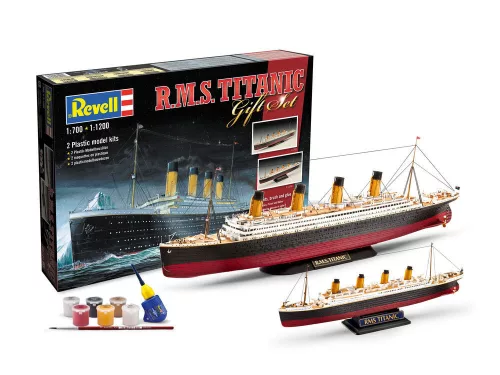 Revell - Gift Set - R.M.S.Titanic 1:700  s 1:1200 (5727)