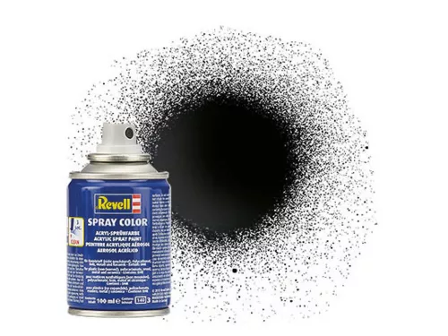 Revell - Fekete f nyes fest k spray 100 ml
