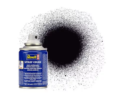 Revell - Fekete matt fest k spray 100 ml