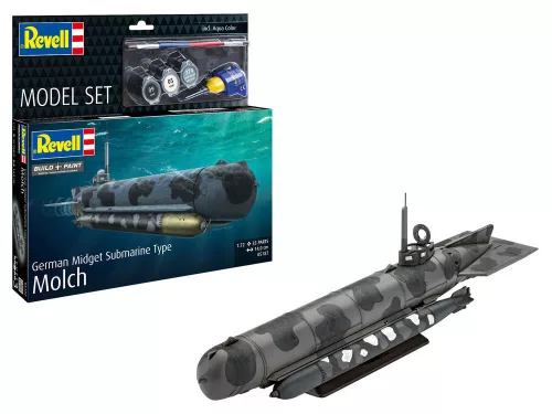 Revell - Model Set German Midget Submarine Type Molch