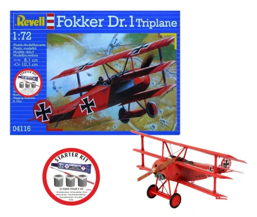 Revell - Starter Kit Fokker DR.1 Triplane