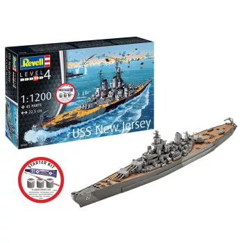 Revell - Starter Kit Battleship USS New Jersey