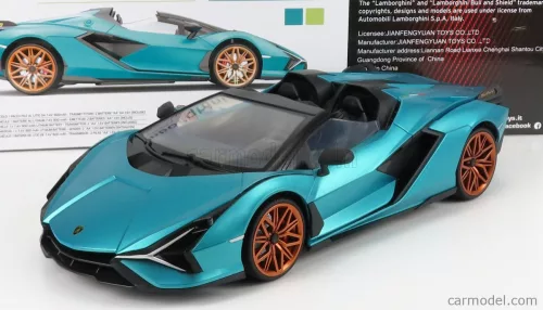 Re-El Toys - Lamborghini Sian Fkp 37 Hybrid 2020 Ligh Blue Met