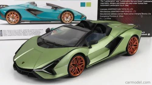Re-El Toys - Lamborghini Sian Fkp 37 Hybrid 2020 Ligh Green Met