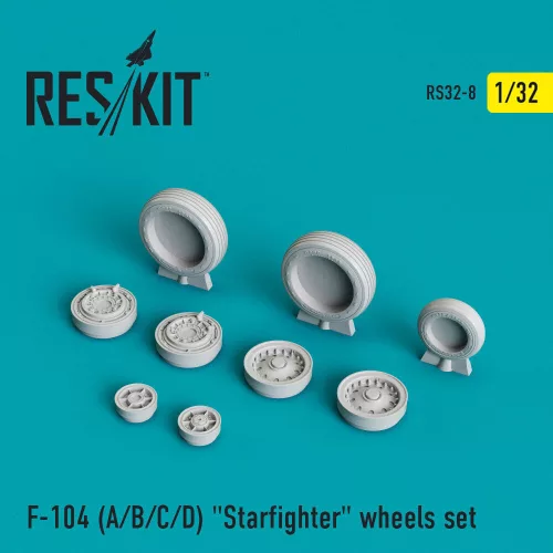 Reskit - F-104 (A,B,C,D) Starfighter wheels set